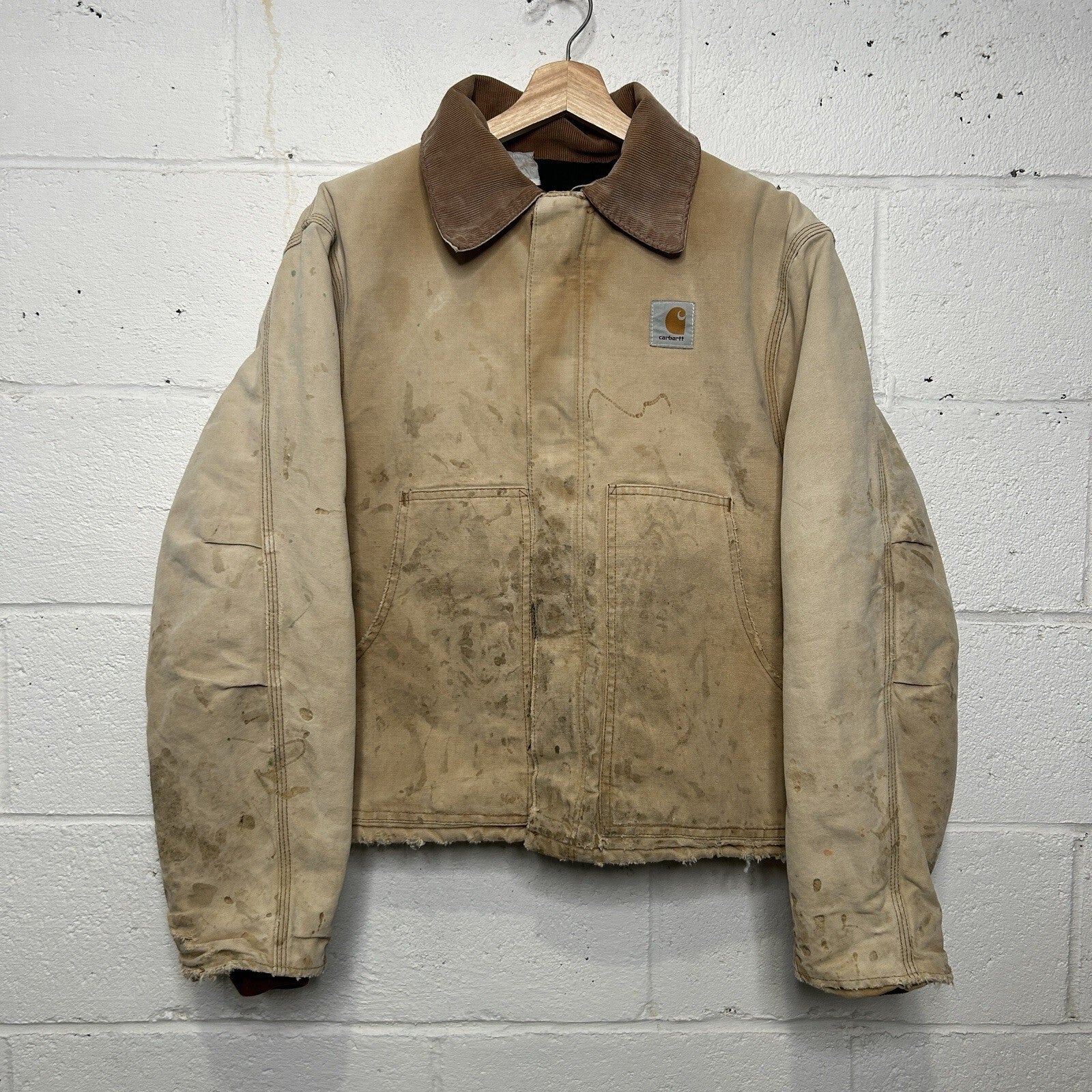 Vintage Carhartt Quilted Traditional Artic Jacket “Brown” J02 BRN Men’s Large