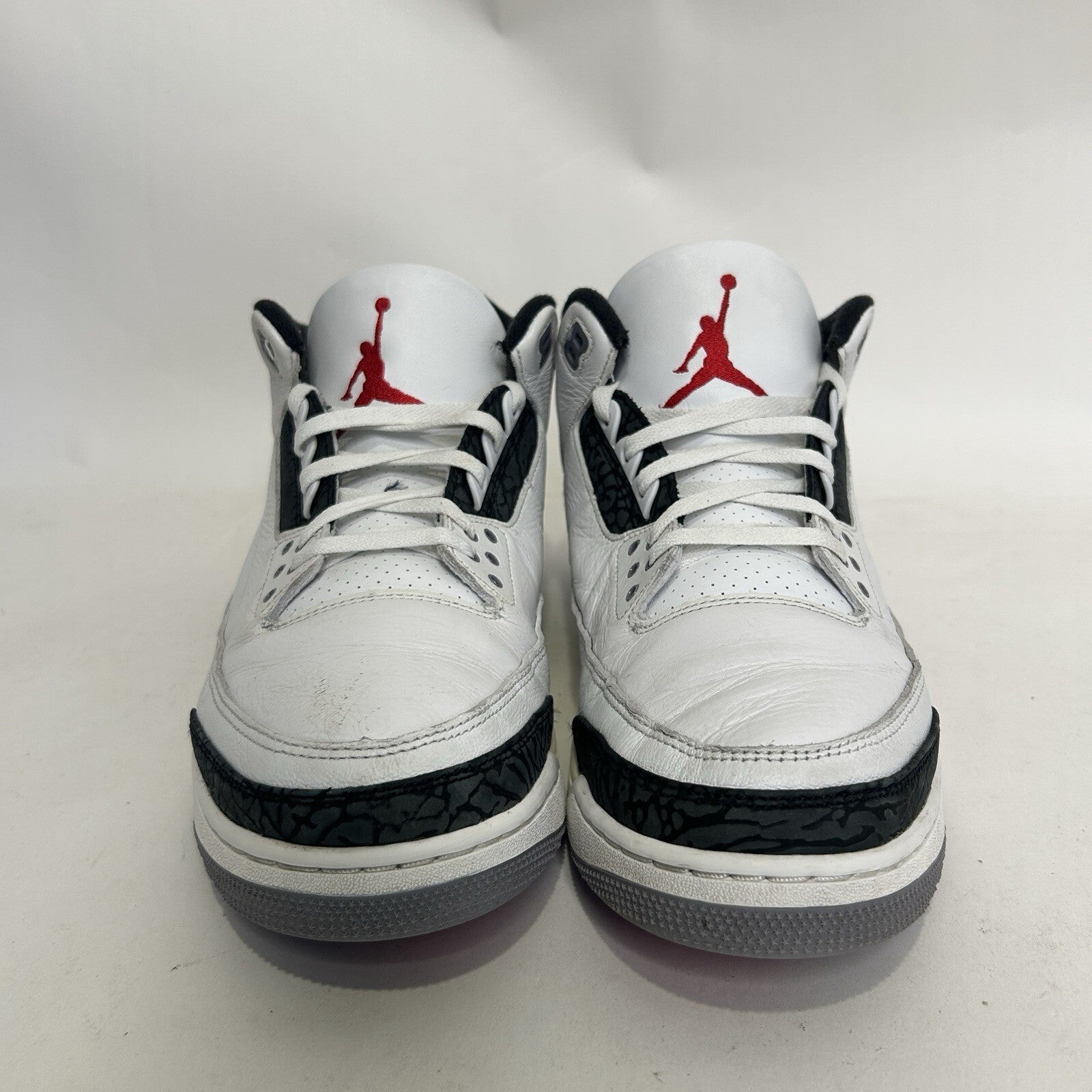 Nike Air Jordan 3 Retro “Cement Grey White Fire Red” CT8532-106 Men’s 14 Worn
