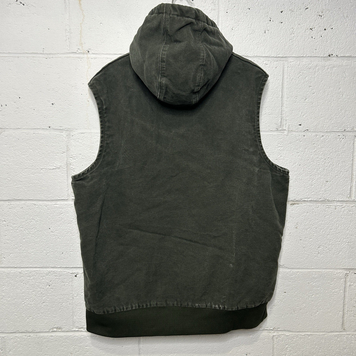Carhartt Hooded Quilted Canvas Vest “Moss Green” 100121