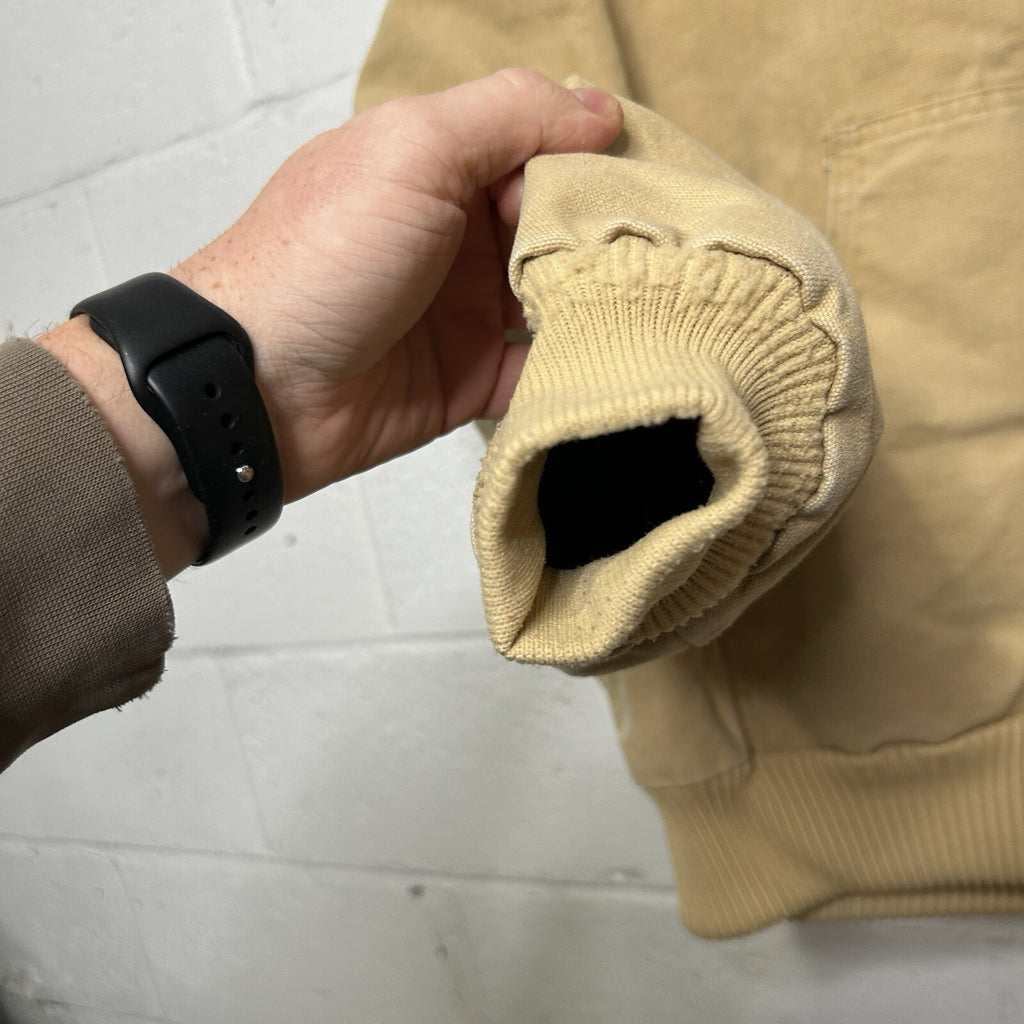 Vintage Carhartt Quilted Hooded Active Jacket “Wheat” J130 WET Men’s Large