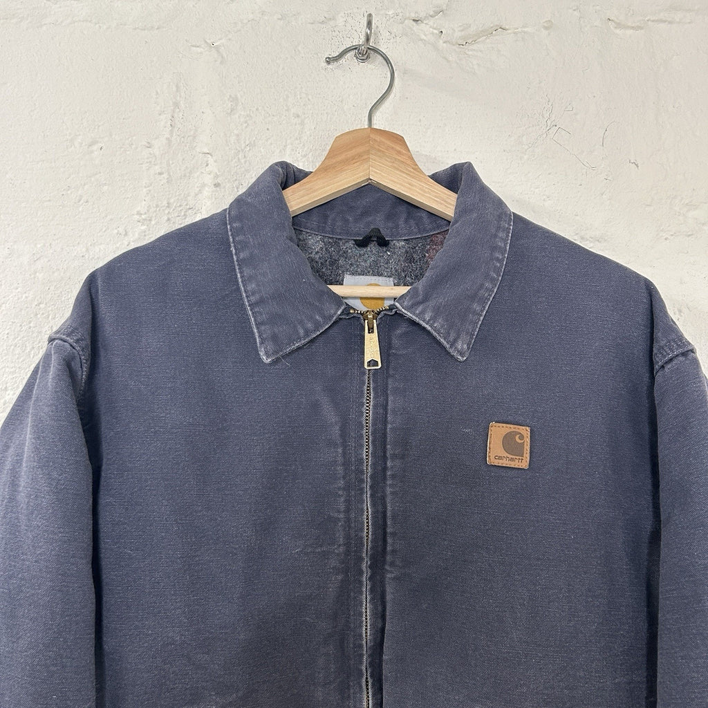 Vintage Carhartt Blanket-Lined Detroit Jacket “Petrol Blue” J204 PTB