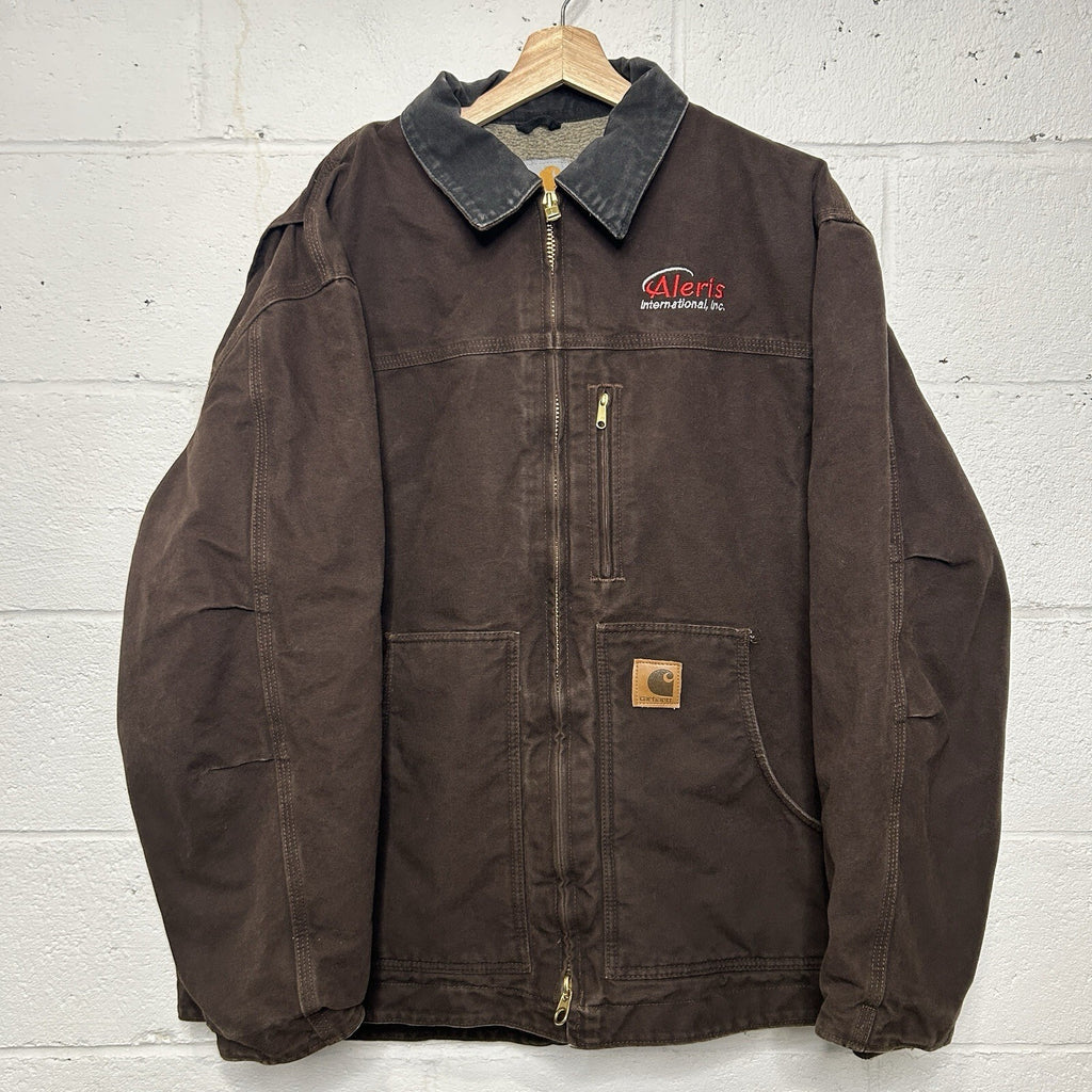Vintage Carhartt Sherpa-Lined Ridge Jacket “Dark Brown” C61 DKB Men’s X-Large