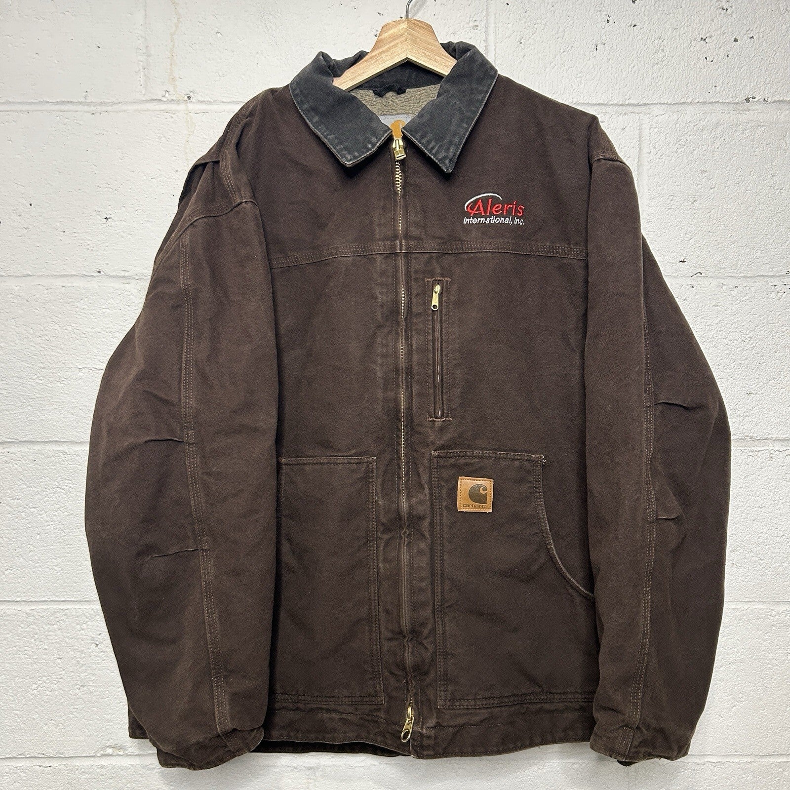 Vintage Carhartt Sherpa-Lined Ridge Jacket “Dark Brown” C61 DKB Men’s X-Large