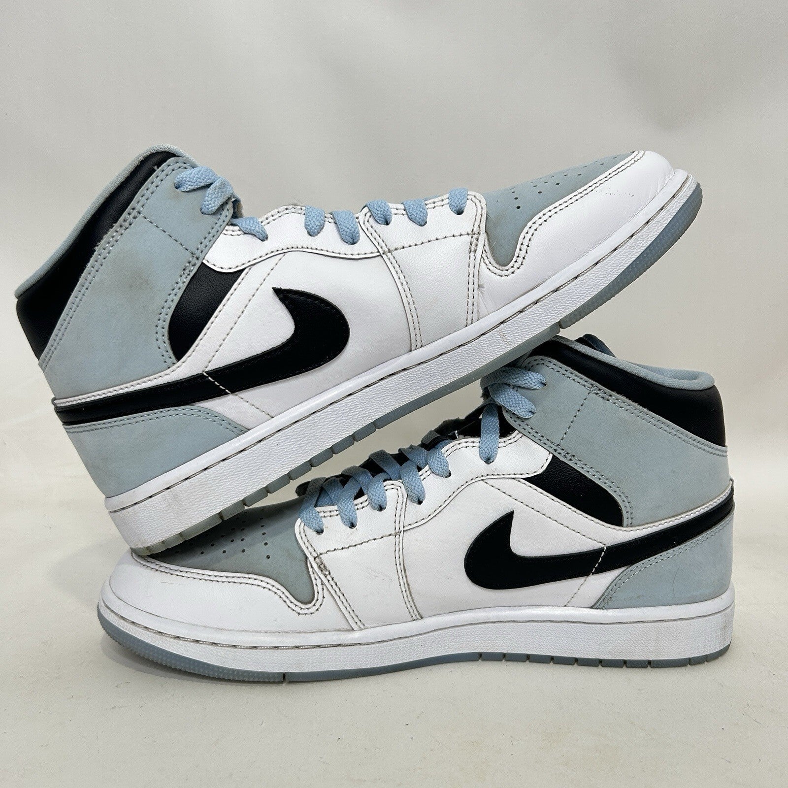 Nike Air Jordan 1 Retro Mid SE "Ice Blue" DV1308-104 Men’s 10.5 Worn