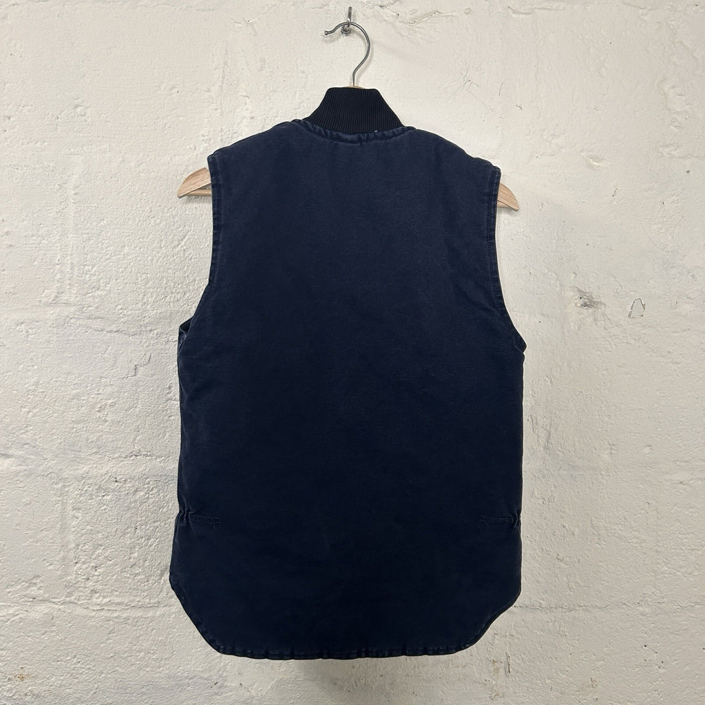 Vintage Carhartt Quilt-Lined Artic Vest “Midnight Blue” V02 MDT Men’s Small