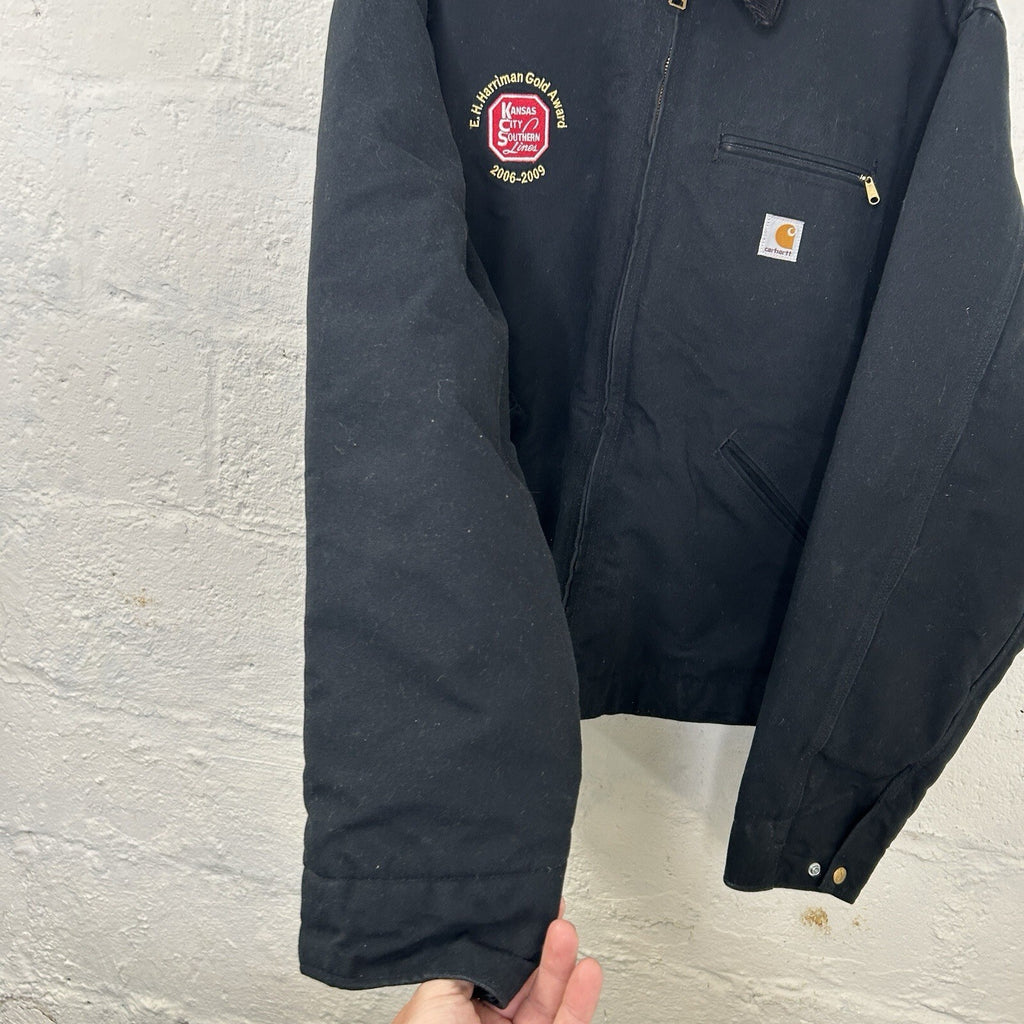 Vintage Carhartt Blanket-Lined Detroit Jacket “Black” J01 BLK Men’s X-Large