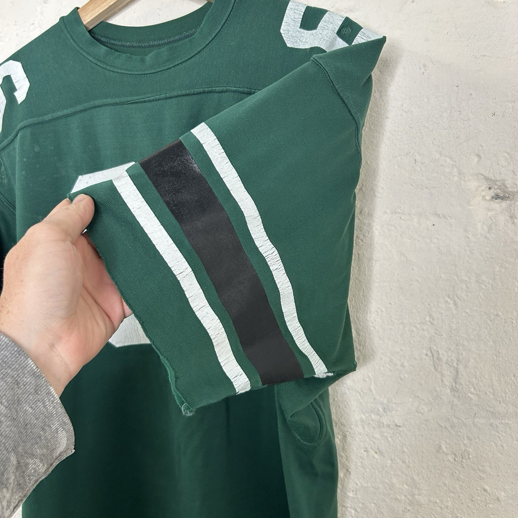1960s Vintage Football Jersey Number 66 "Green & White"