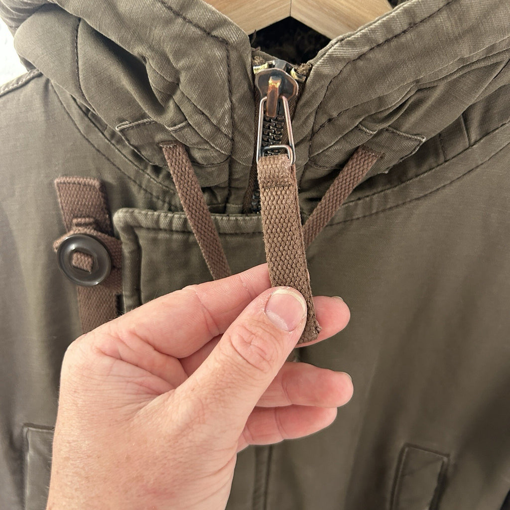 Polo Ralph Lauren Type-E RL67 Military Parka Jacket Sherpa-Lined Hood Men’s SML