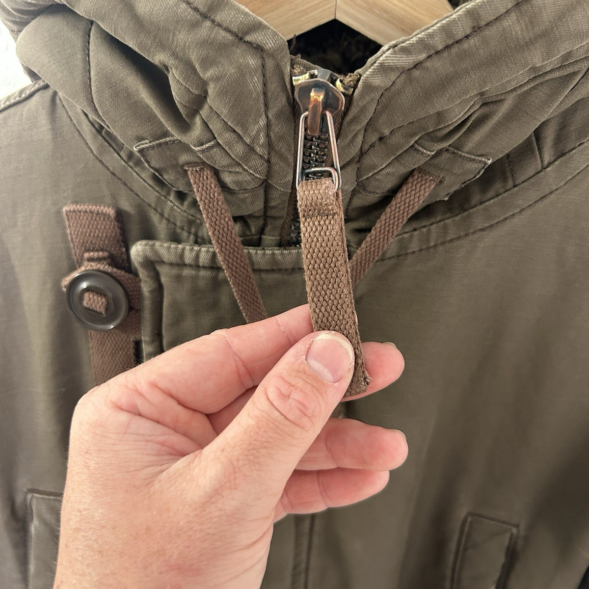 Polo Ralph Lauren Type-E RL67 Military Parka Jacket Sherpa-Lined Hood Men’s SML