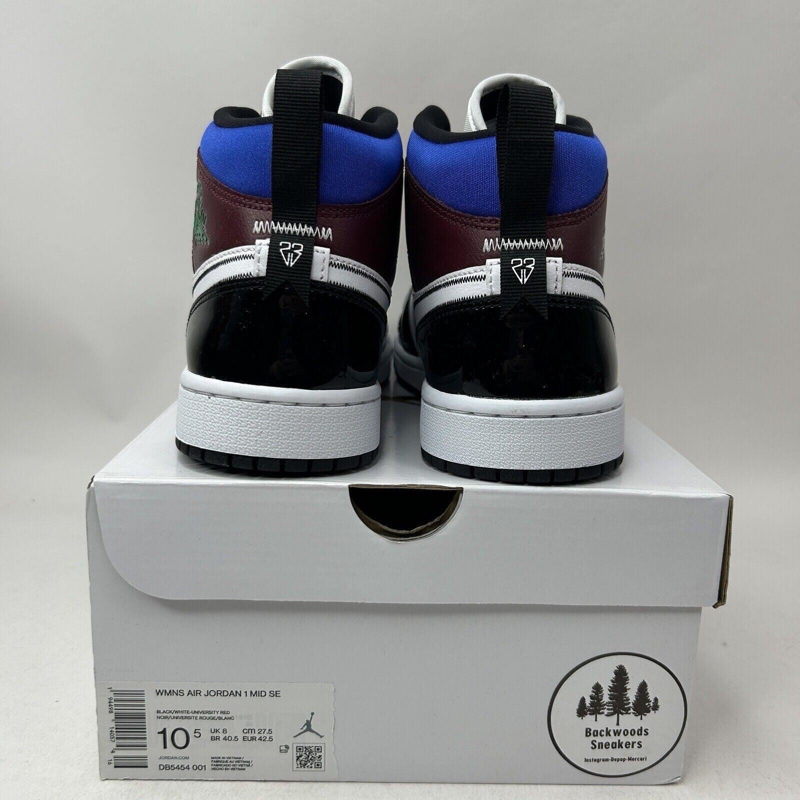 Nike Shoes Air Jordan 1 Mid SE “Black Multi-Color” 2023