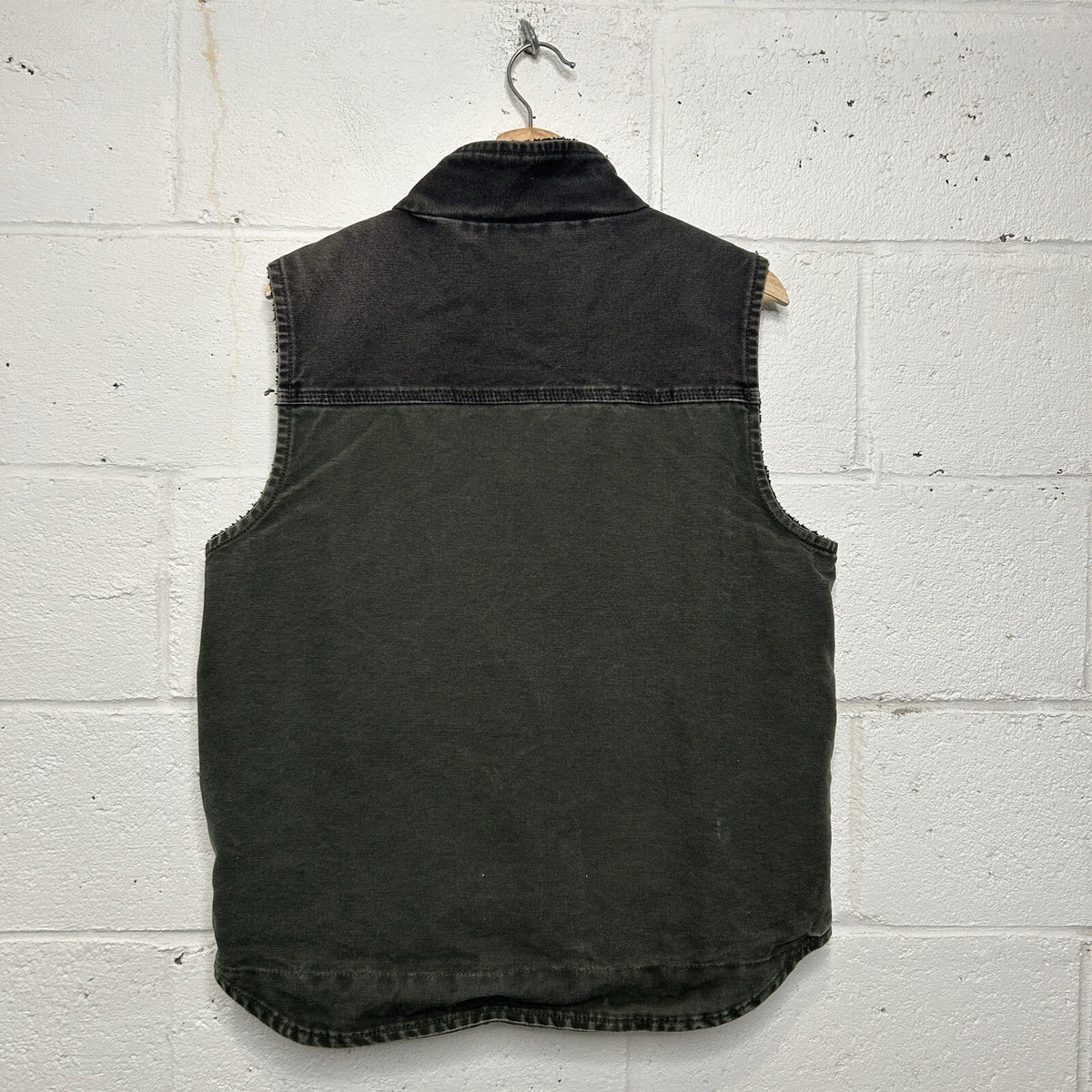 Carhartt Sandstone Sherpa-Lined Mock Neck Vest “Moss Green” V33-355 Men’s Medium
