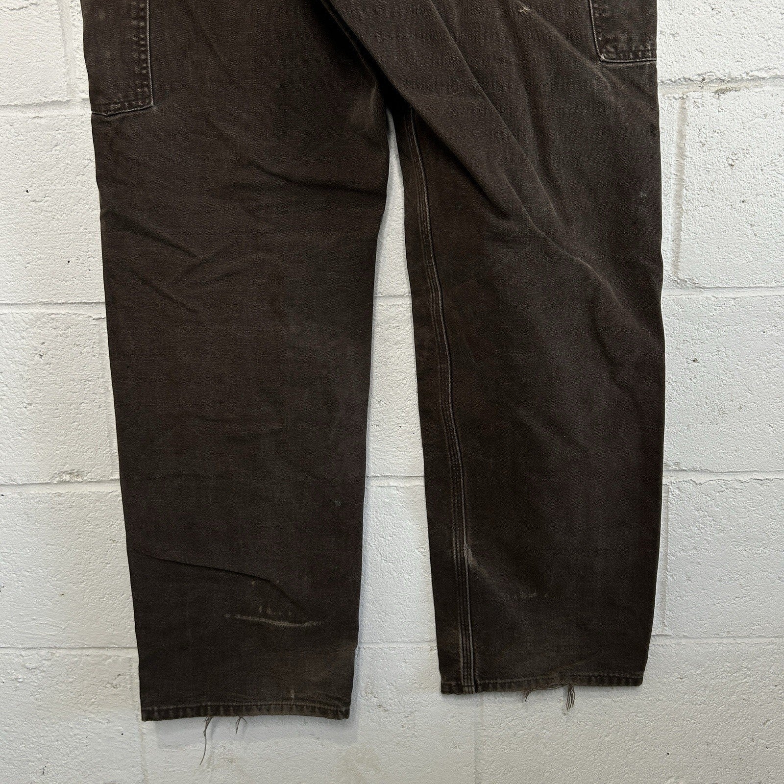 Thrashed Carhartt DoubleKnee Pants “Dark Brown” B136 DKB