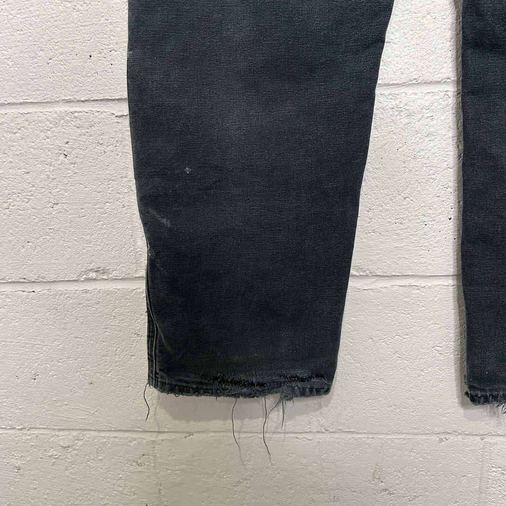 Vintage Faded Carhartt DoubleKnee Carpenter Pants “Black”