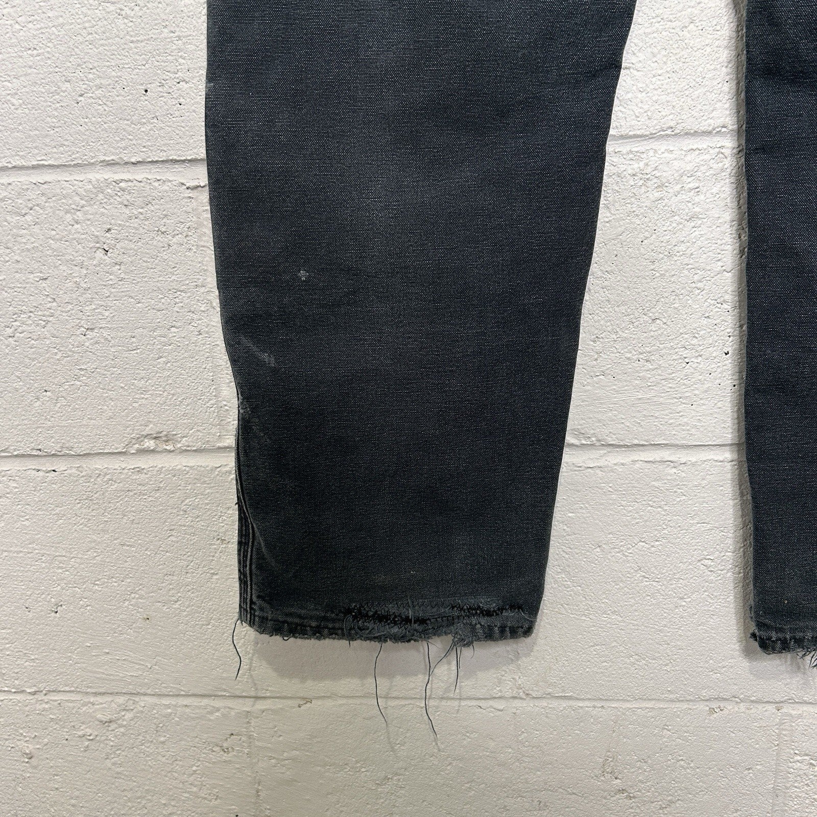 Vintage Faded Carhartt DoubleKnee Carpenter Pants “Black”