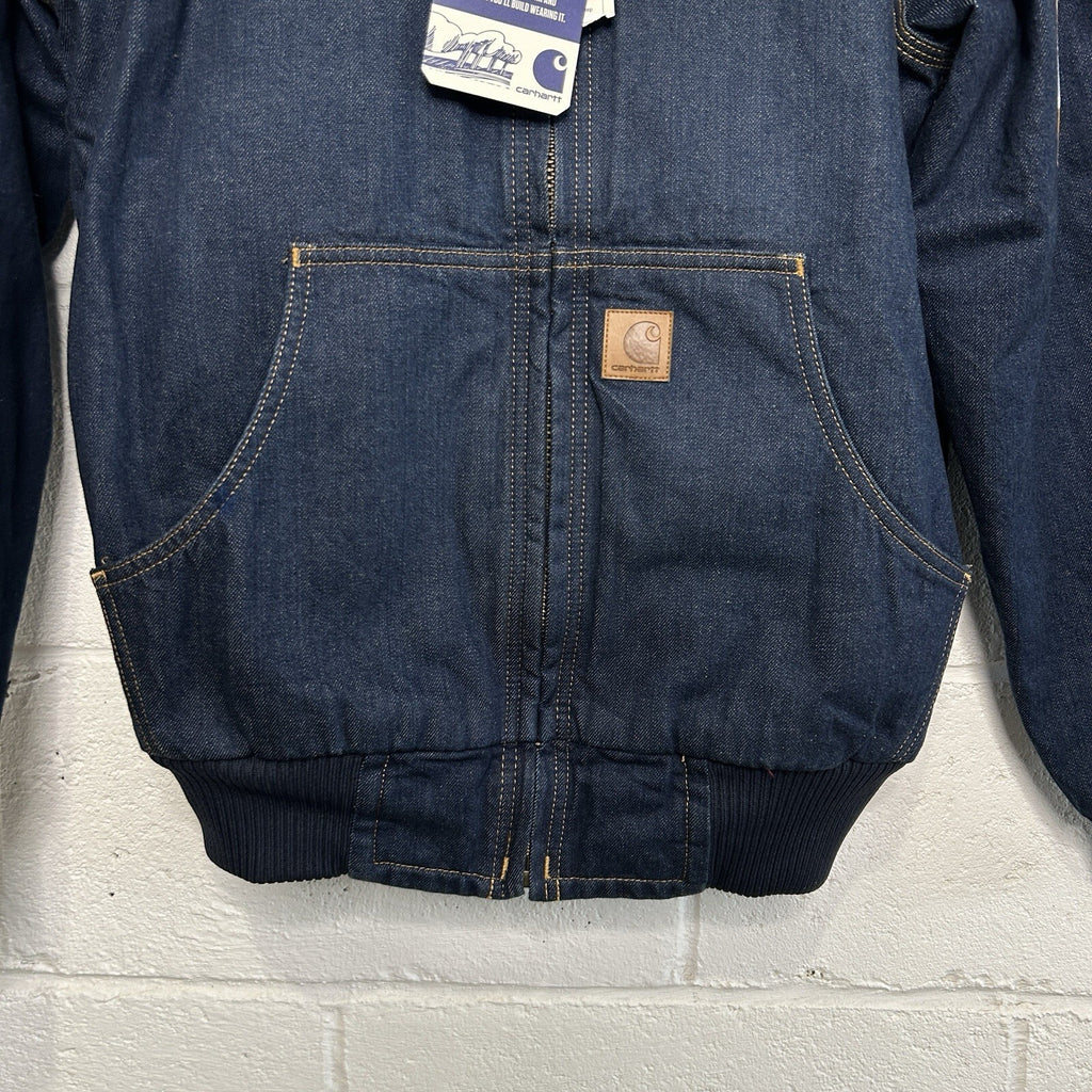 Carhartt 50th Anniversary Plaid-Lined Active Jacket “Denim” OJ6976-M Men’s S New