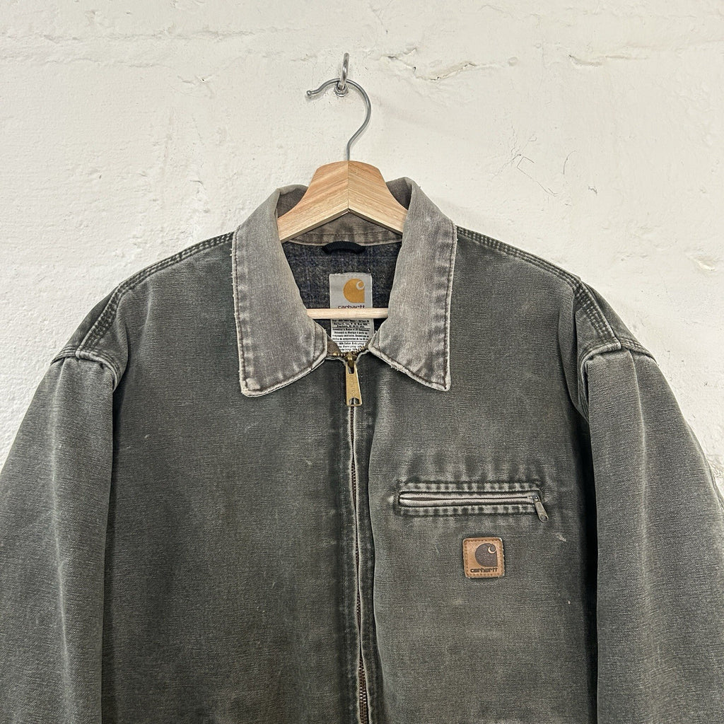 Vintage Carhartt Blanket-Lined Detroit Jacket “Moss Green” J97 MOS Men’s X-Large