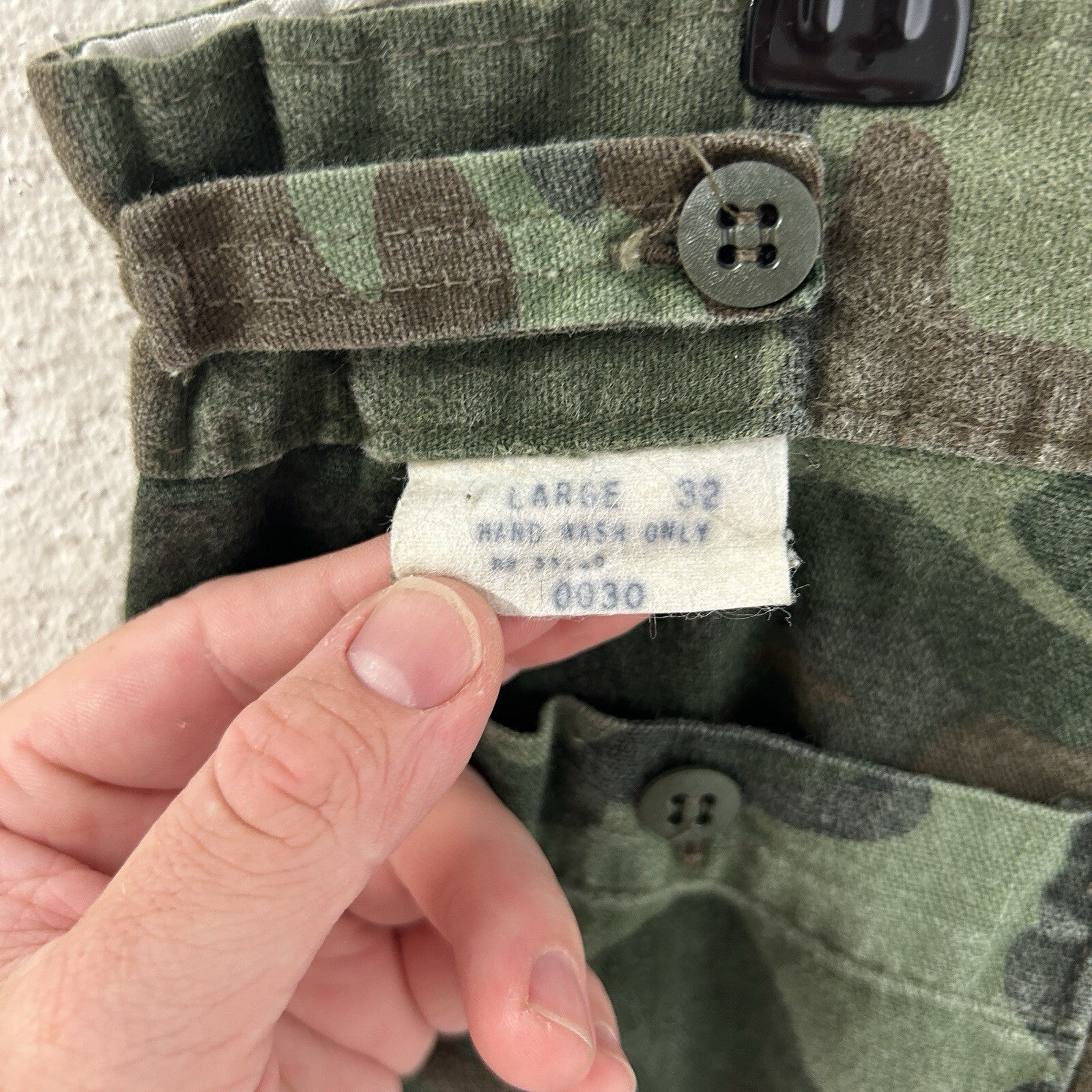 Vintage 70’s K-Mart Woodland Camouflage Hunting/Army Pants Size 36x30