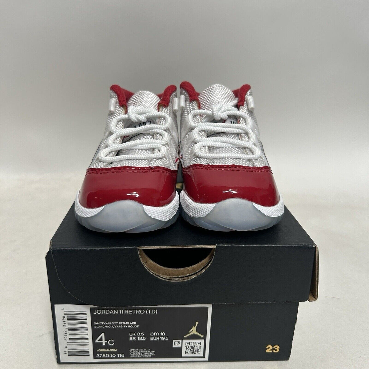 Nike Air Jordan 11 Retro TD “Cherry Red White” 2024