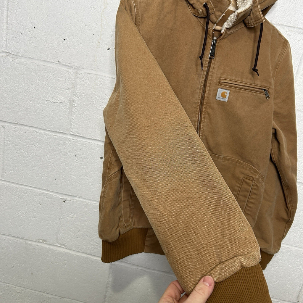 Carhartt Sherpa-Lined Wildwood Jacket “Brown” 100815-211 Women’s Medium