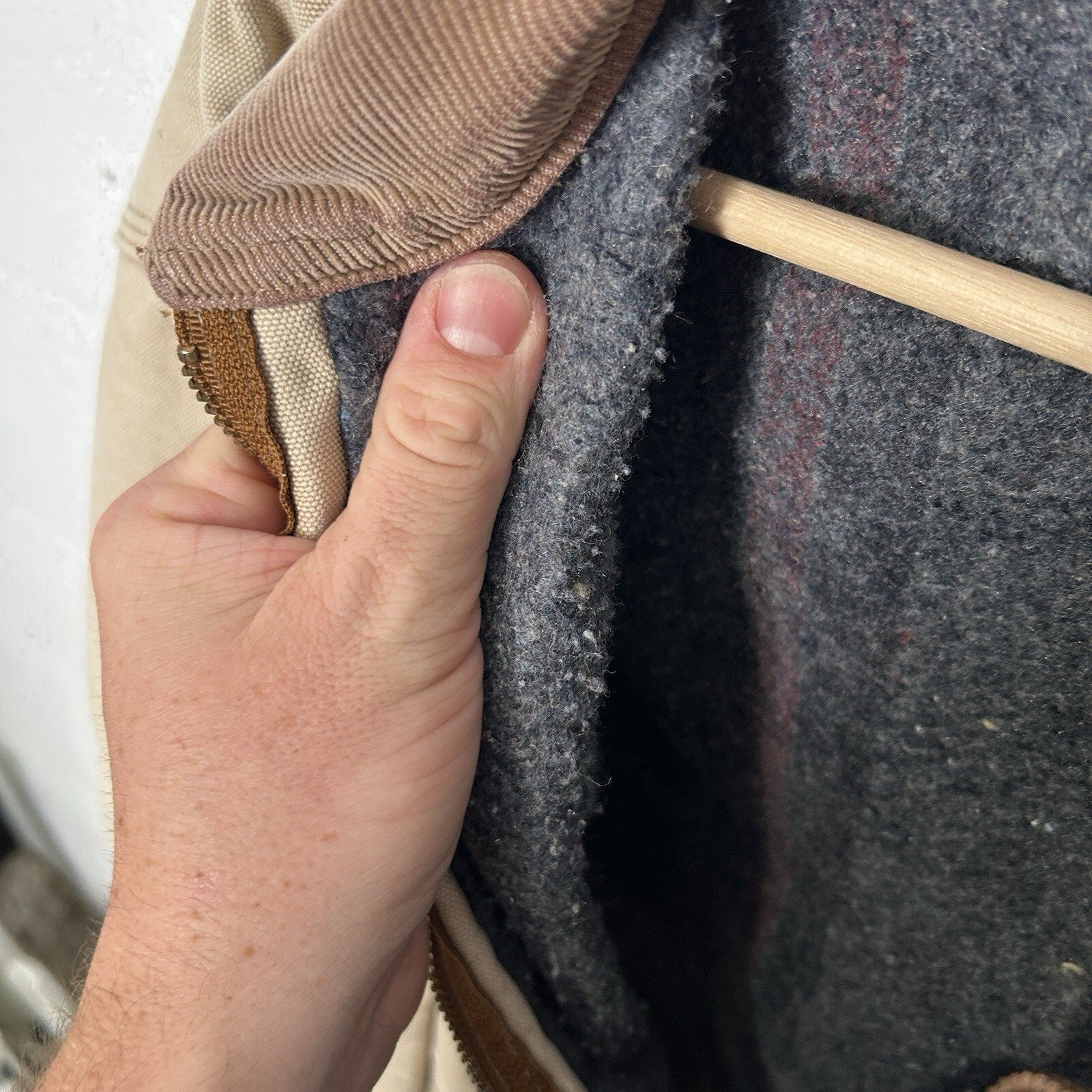 Vintage Carhartt Blanket-Lined Detroit Jacket “Brown” J01