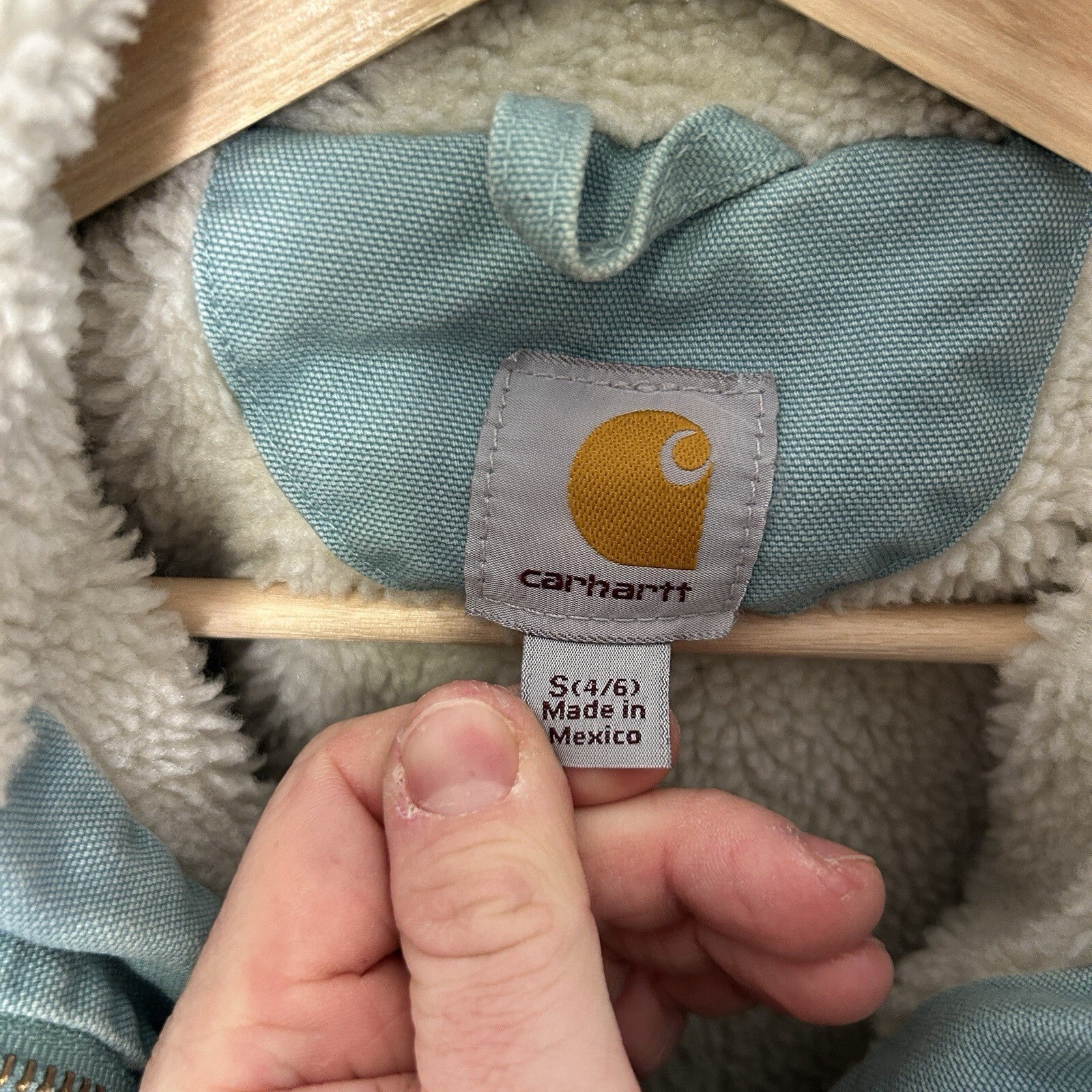 Carhartt Sherpa-Lined Wildwood Jacket “Coastline” 100815-454 Women’s Small
