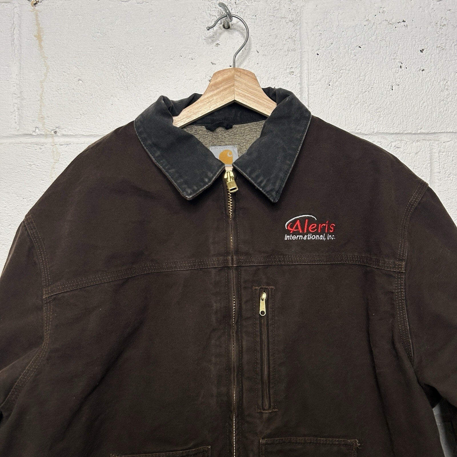 Vintage Carhartt Sherpa-Lined Ridge Jacket “Dark Brown” C61 DKB Men’s X-Large