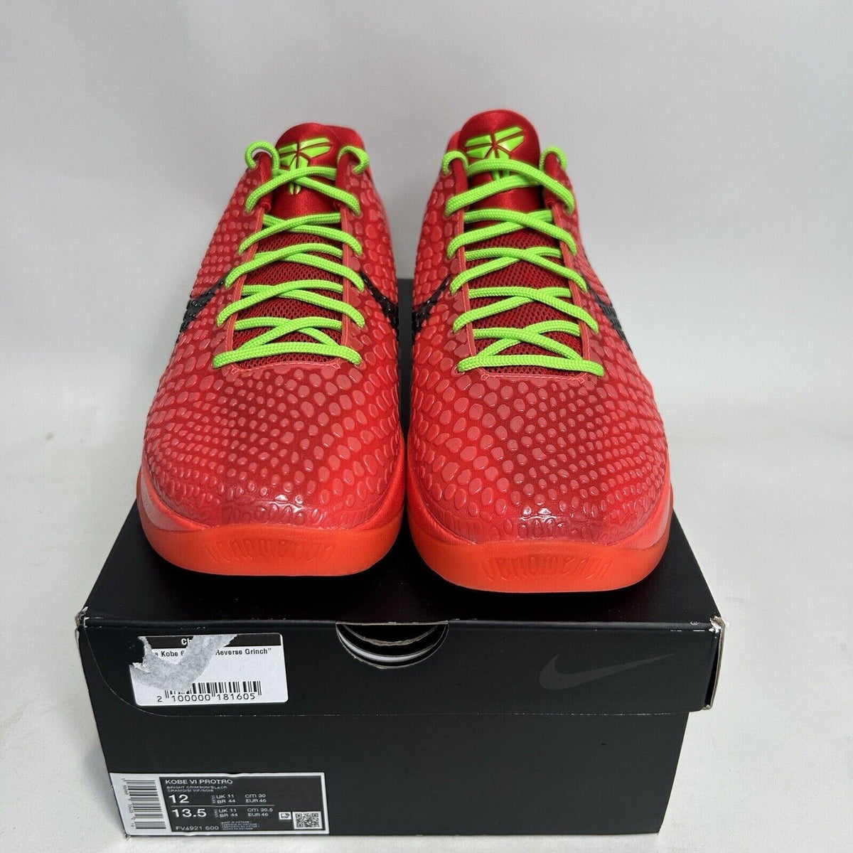 Nike Kobe VI Protro Low “Reverse Grinch/Bright Crimson” 2024