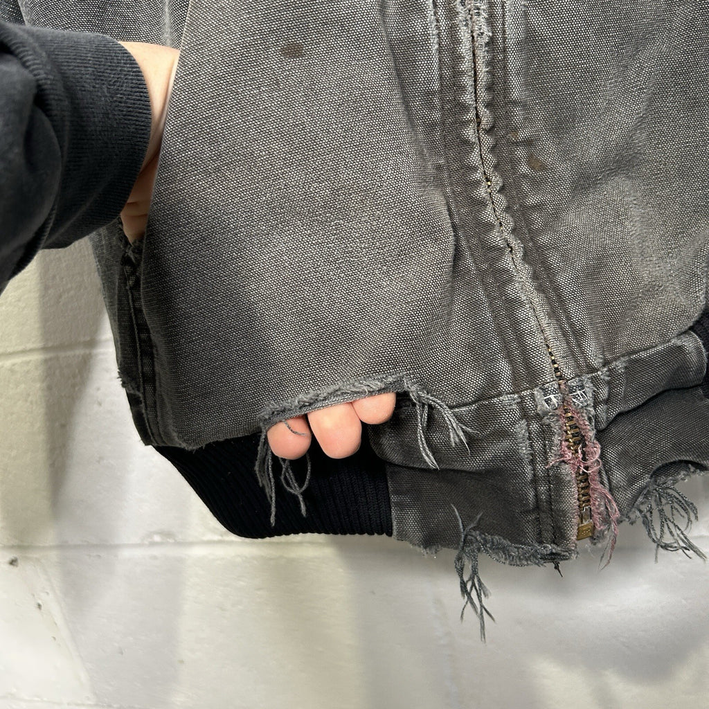 Vintage Carhartt Quilted Hooded Active Jacket “Black” J140 BLK Men’s Medium
