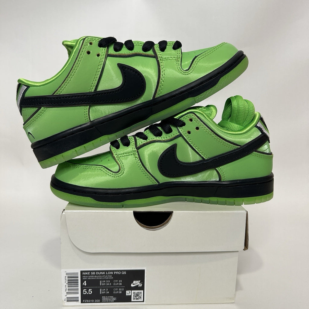 Nike SB Dunk Low QS The Powerpuff Girls “Buttercup” FZ8319-300 Men’s 4 New
