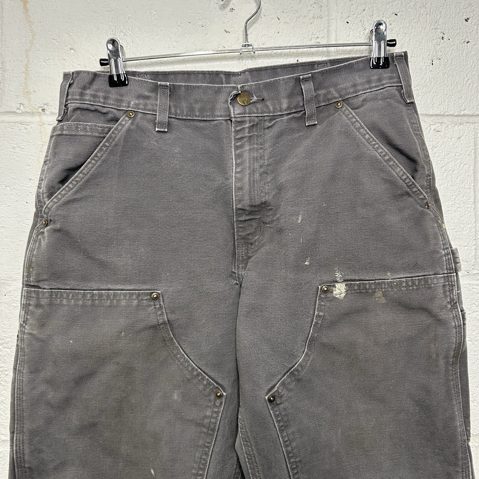 Vintage Carhartt Dungaree DoubleKnee Pants “Gravel Grey”