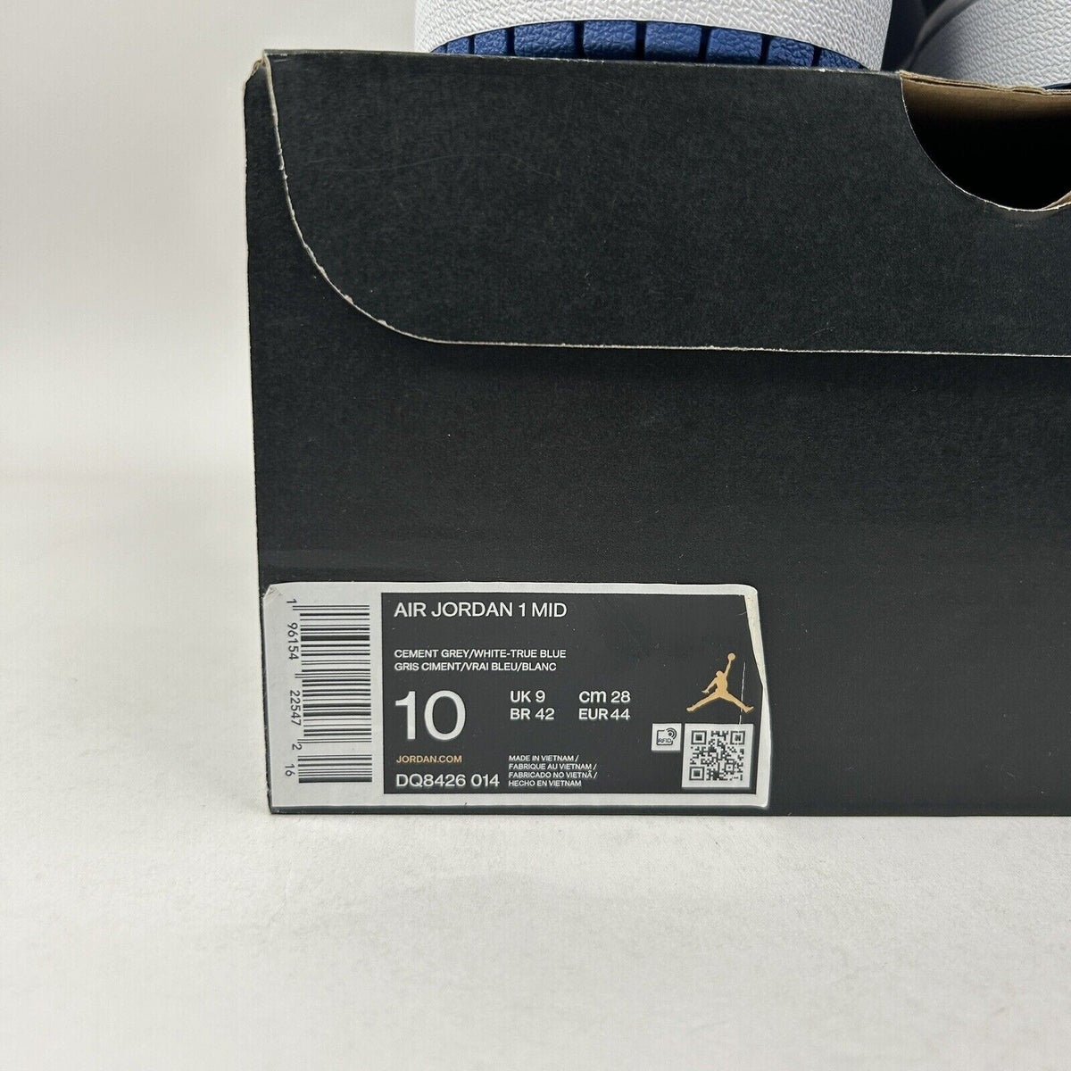Nike Shoes Air Jordan 1 Mid Retro “Cement Grey/True Blue” 2024