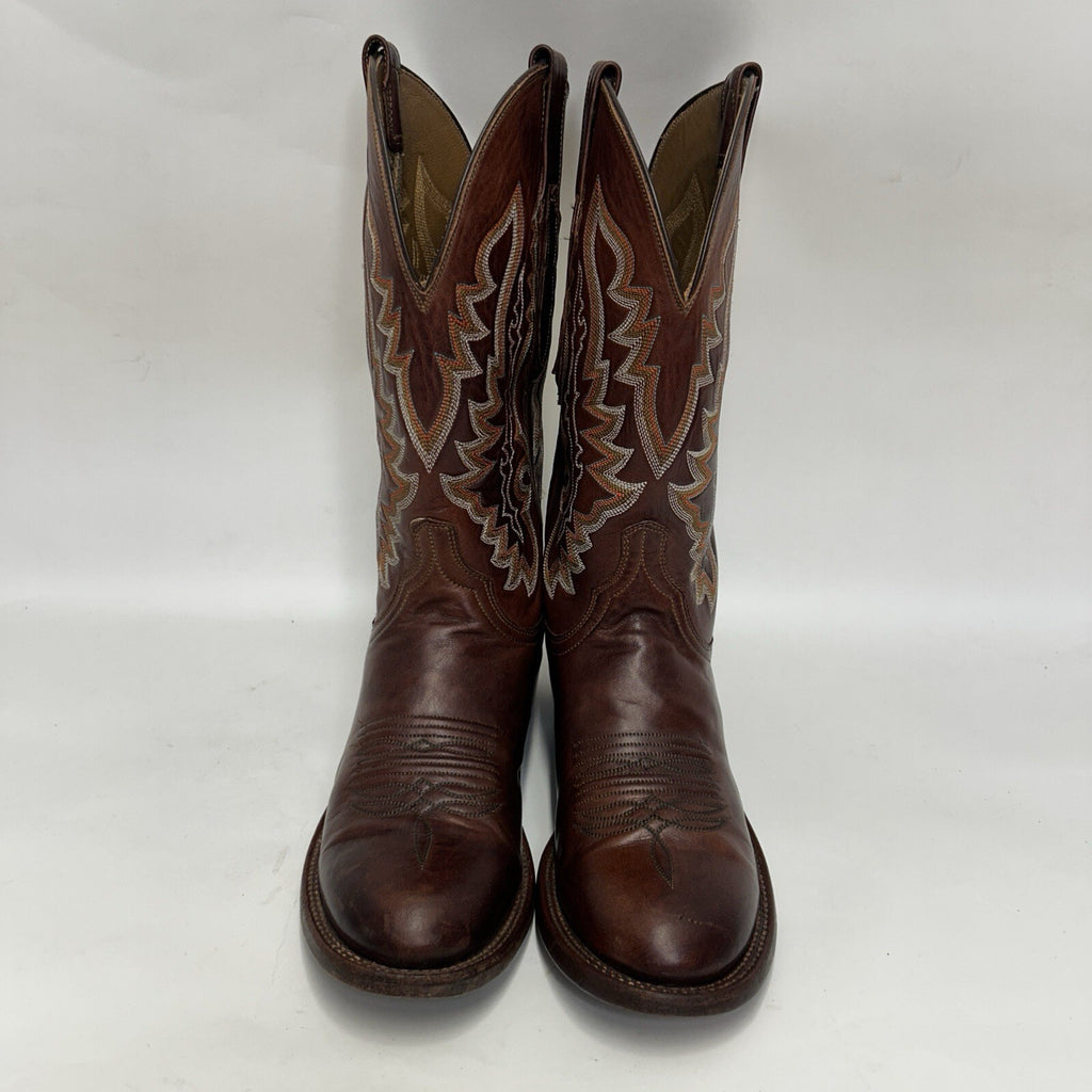 Lucchese Custom Stingray Square Toe Cowboy Boots “Brown” CY7136W8S Men’s 8D