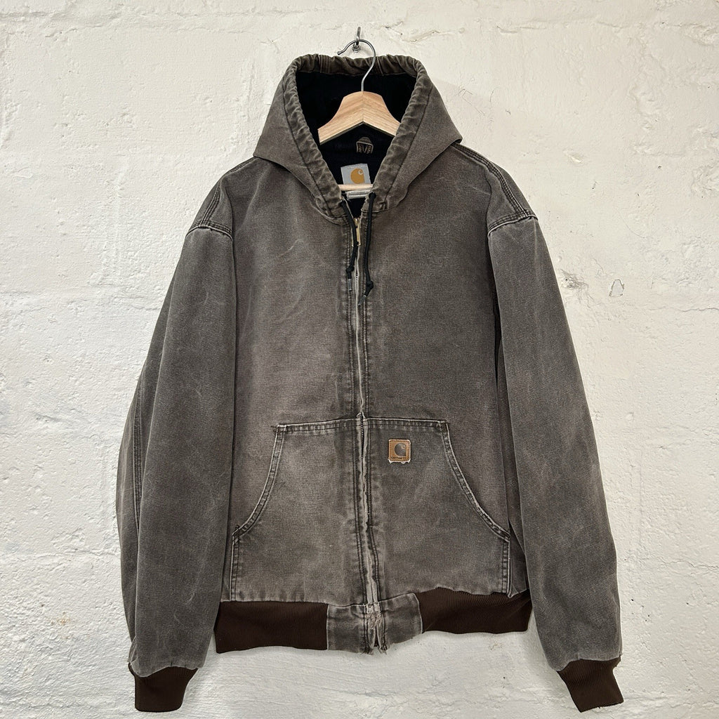 Vintage Carhartt Thermal Hooded Active Jacket “Chestnut” J25 CHT Men’s X-Large