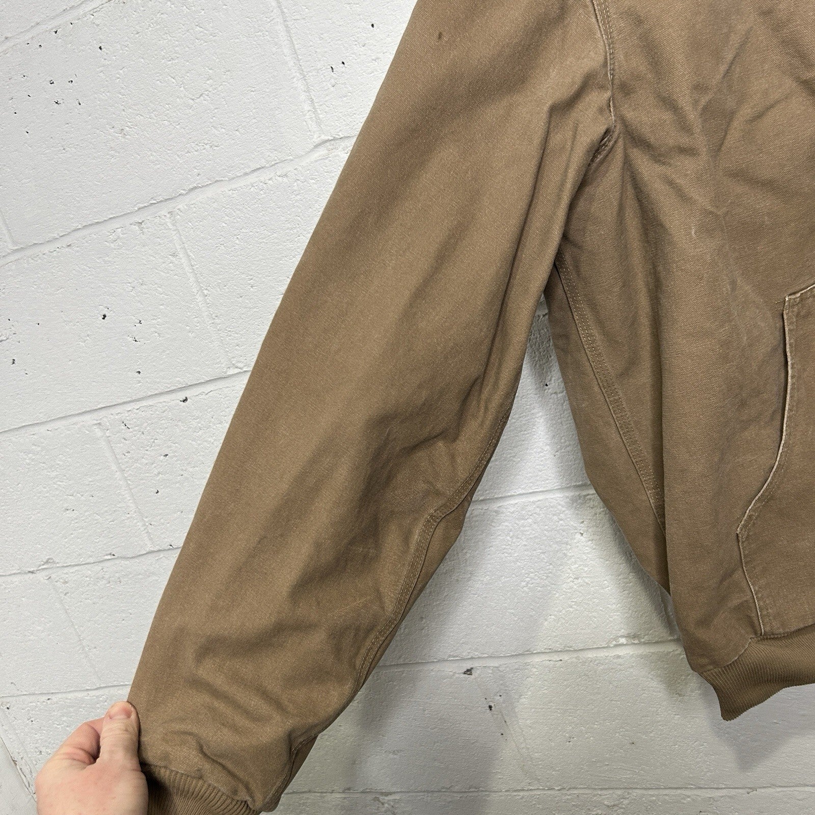 Vintage Carhartt Thermal-Lined Hooded Active Jacket “Saddle” J25 SDL Men’s XL