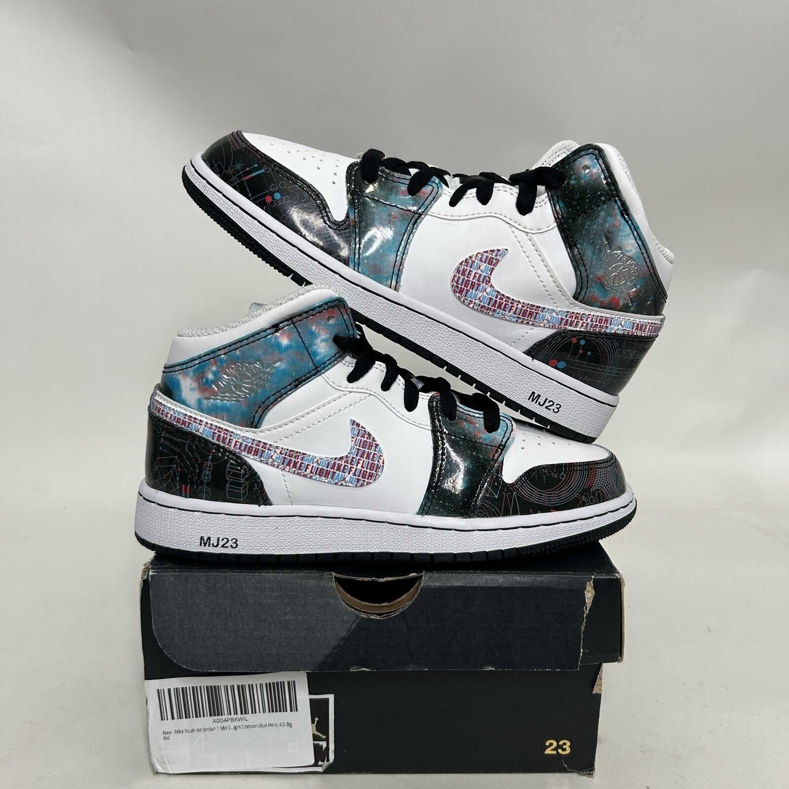 Nike Air Jordan 1 Mid Retro SE GS “Take Flight” BQ6931-114 4.5Y/Women’s 6 Worn