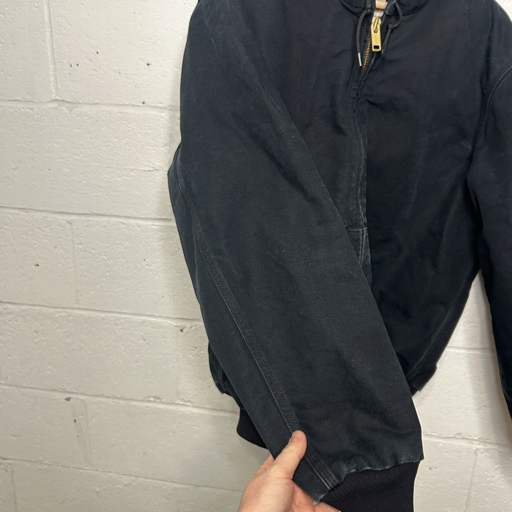 Vintage Carhartt Quilted Hooded Active Jacket “Black” J140 BLK Men’s Medium