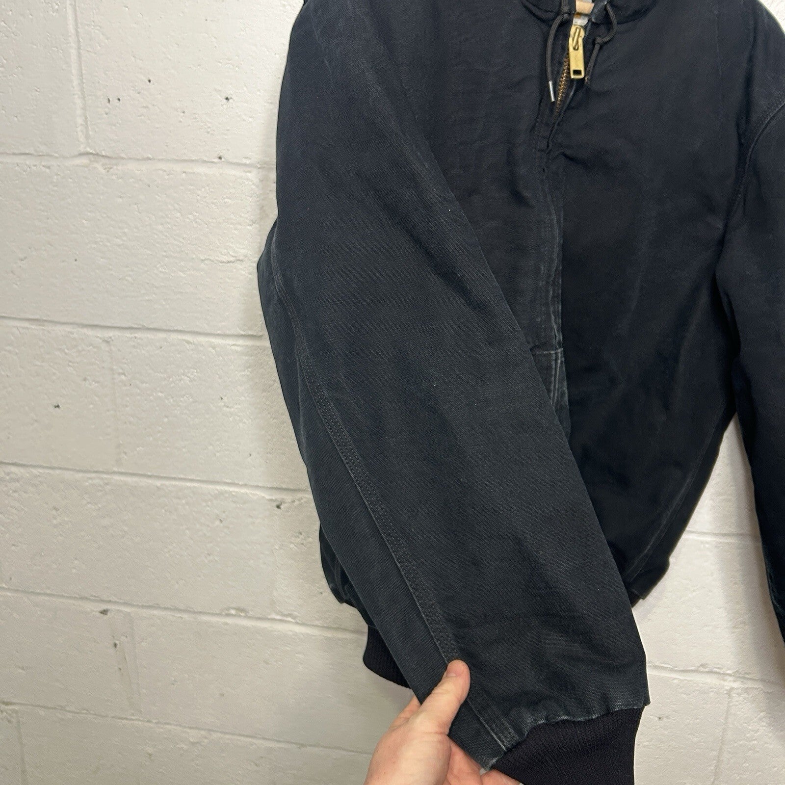 Vintage Carhartt Quilted Hooded Active Jacket “Black” J140 BLK Men’s Medium