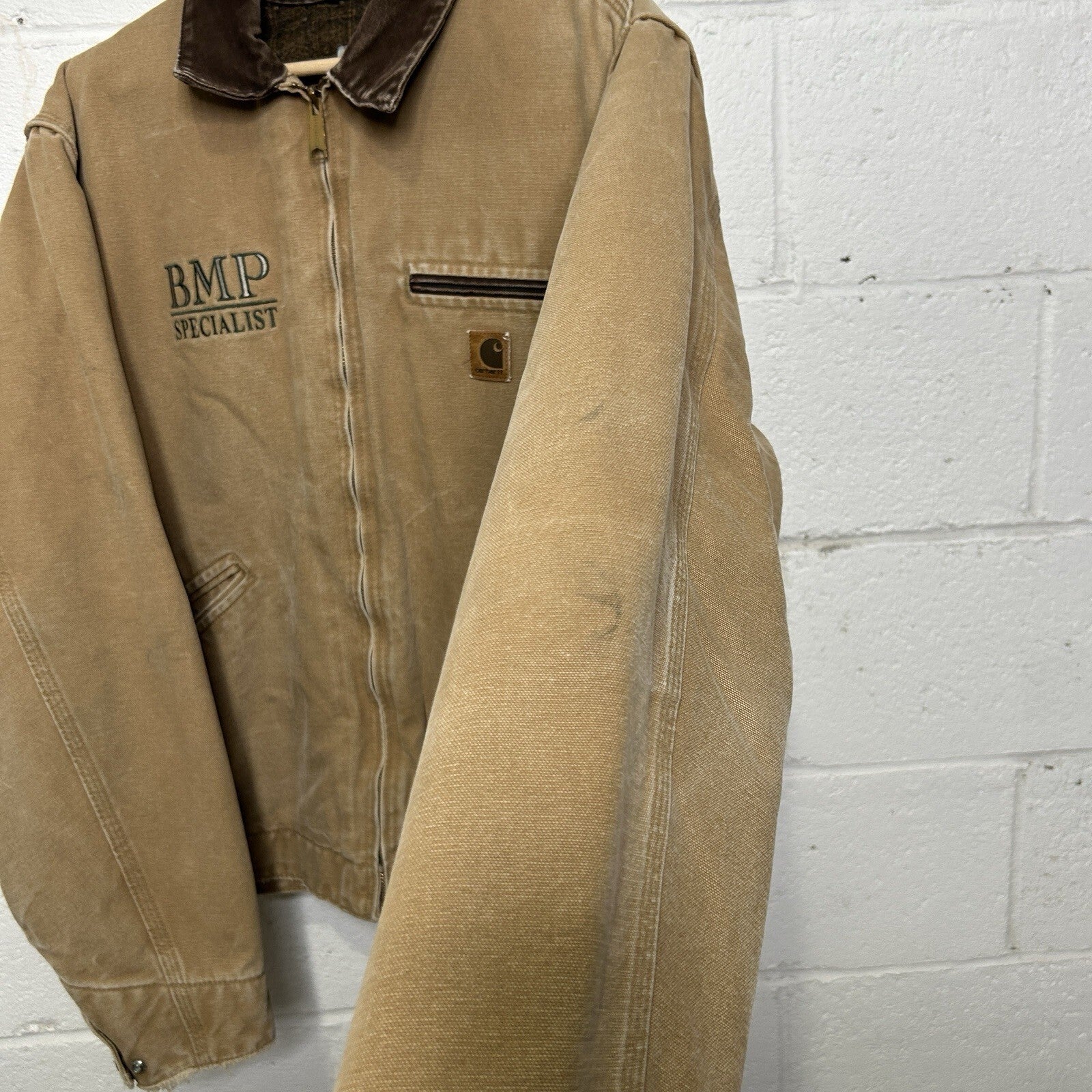 Vintage Carhartt Blanket-Lined Detroit Jacket “Camel” J97 CML Men’s Large
