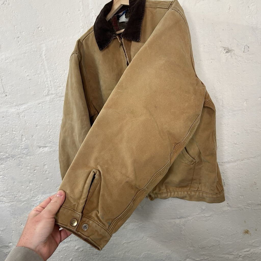 Vintage Dickies Blanket-Lined Duck Canvas Detroit Jacket “Brown” Men’s Large