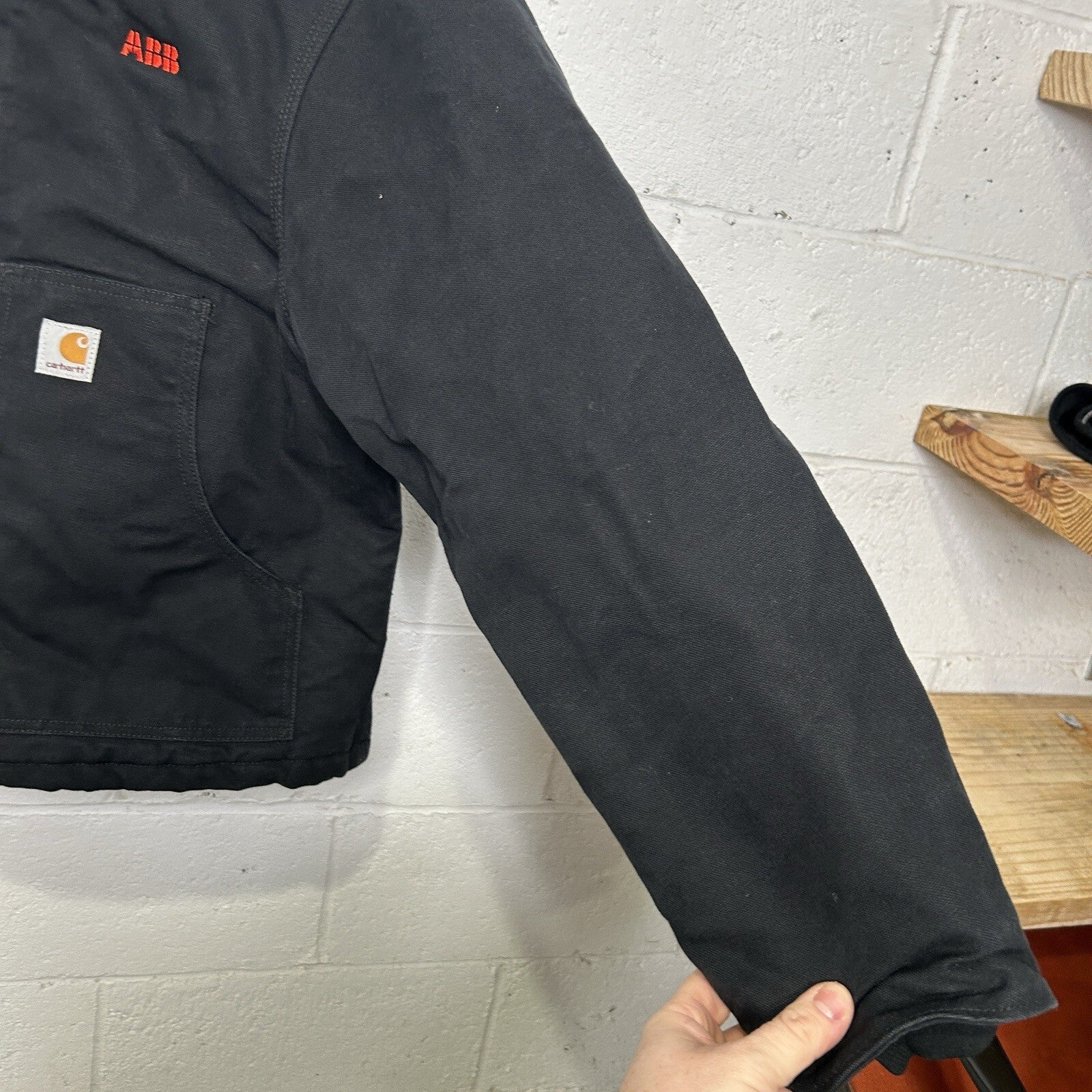 Vintage Carhartt Quilt-Lined Artic Jacket “Black” J002 BLK Men’s Large