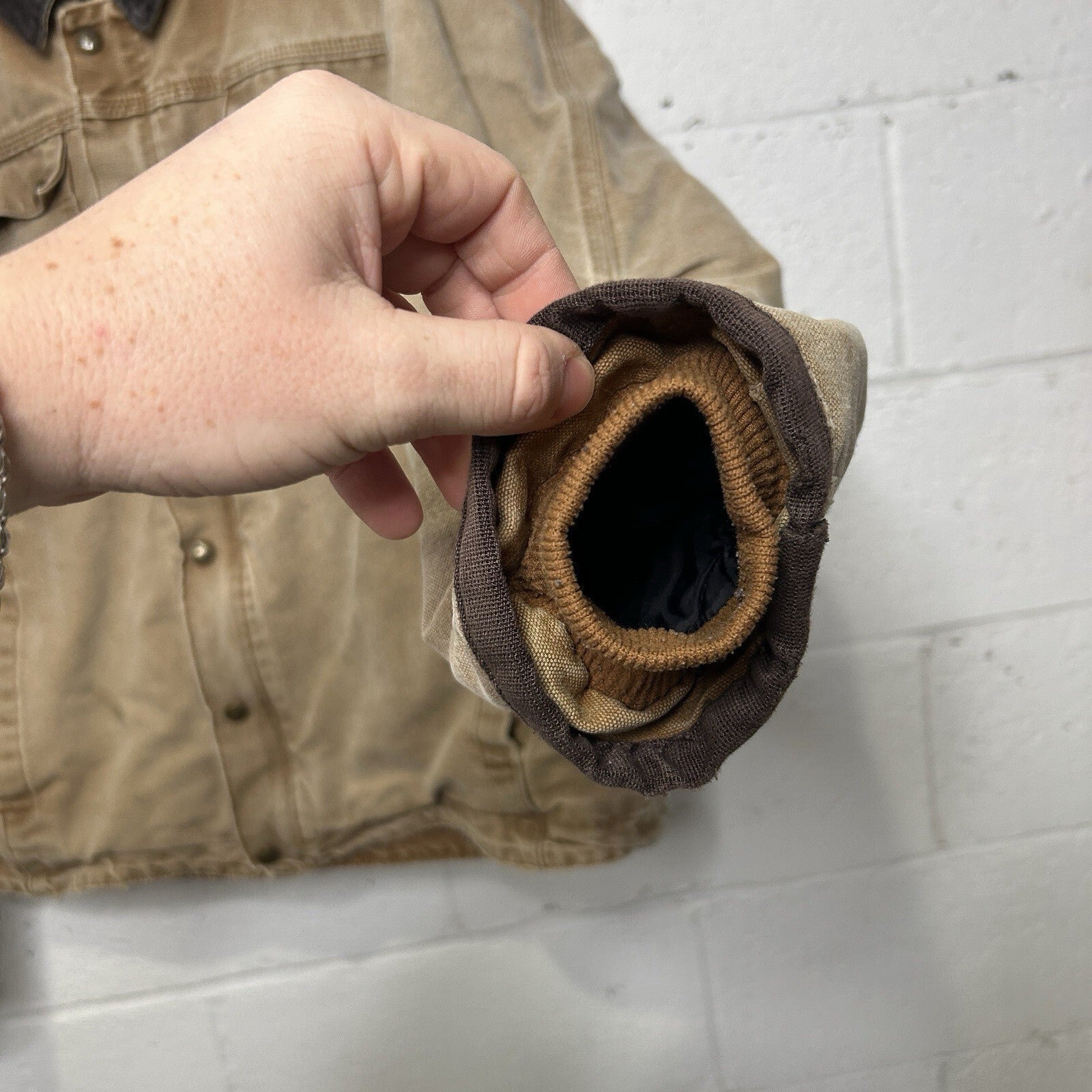Carhartt Quilted Canvas Tractor Jacket “Brown” 103194-211 Men’s Large