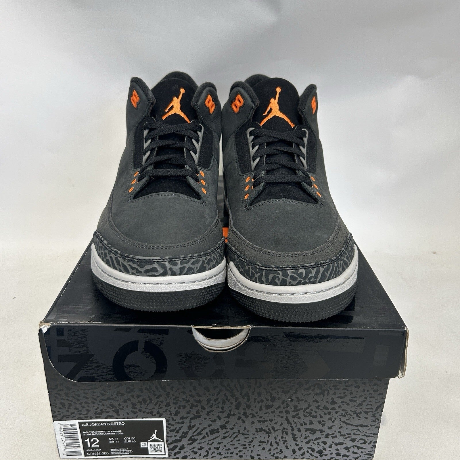 Nike Air Jordan 3 Retro OG “Fear Pack” CT8532-080 Men’s 12 New