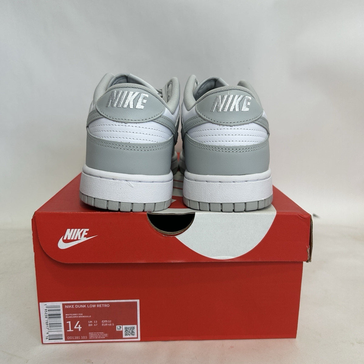 Nike Dunk Low “White Grey Fog”
