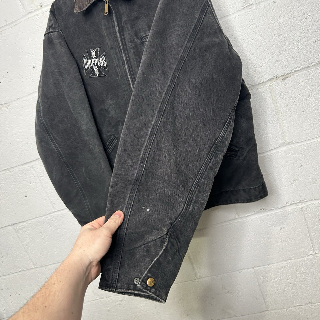 VTG Carhartt Blanket-Lined Detroit Jacket “Black” J01 BLK West Coast Choppers