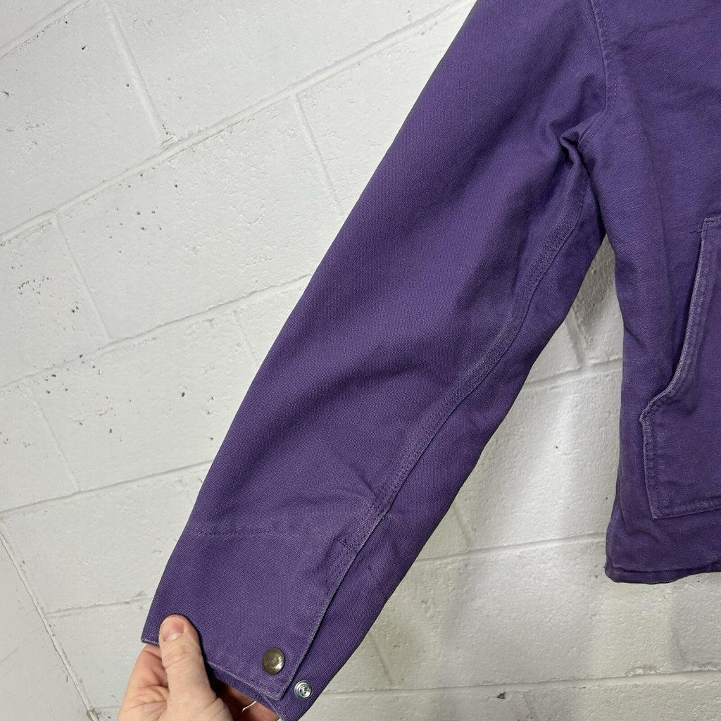 Vintage Carhartt Sherpa-Lined Sierra Jacket “Grape” WJ022 GPE Women’s Small