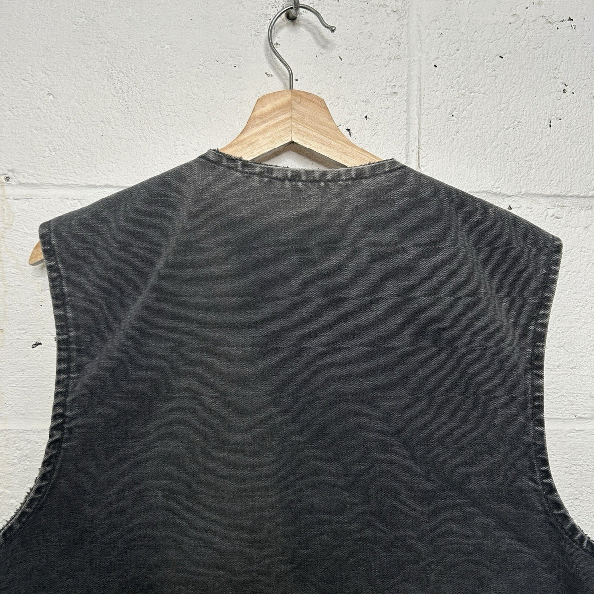 Vintage Carhartt Sherpa-Lined Vest “Petrol Grey” V13 PTL