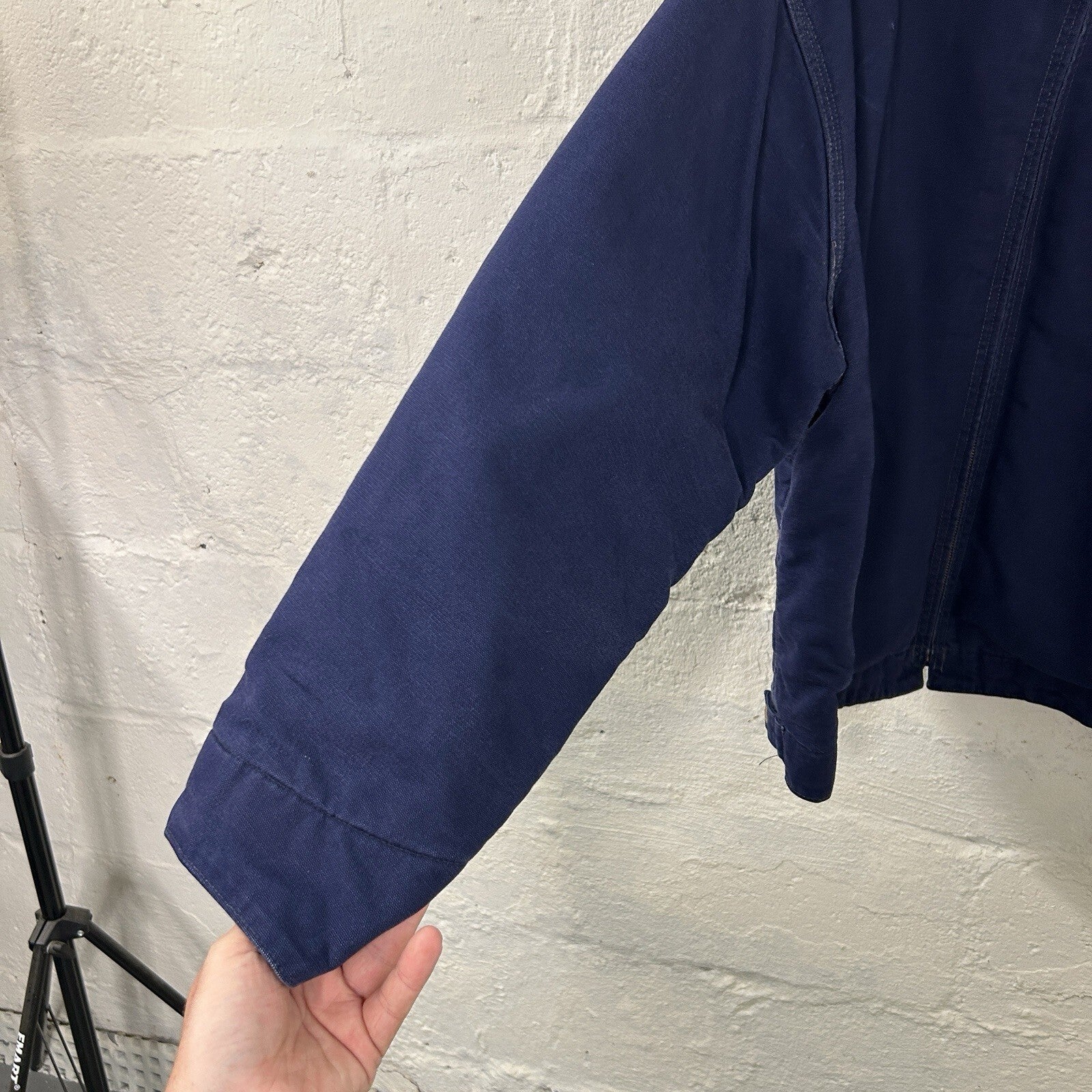 Vintage Carhartt Blanket-Lined Detroit Jacket “Dark Navy” JB242 Men’s X-Large