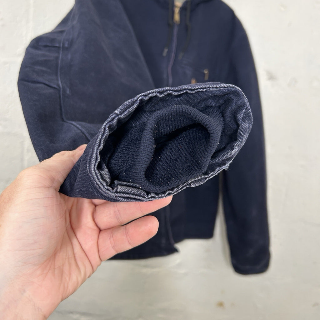 Vintage Carhartt Hooded Detroit Jacket “Midnight Blue” J141 MDT Men’s Large