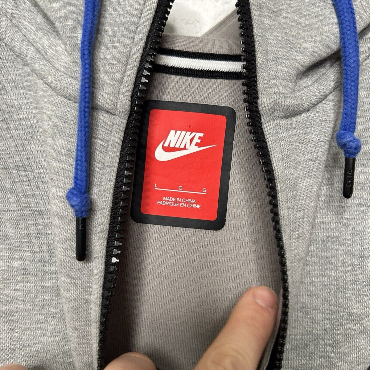 Nike Tech Fleece Jacket Grey Hooded Full-Zip Jacket 2024