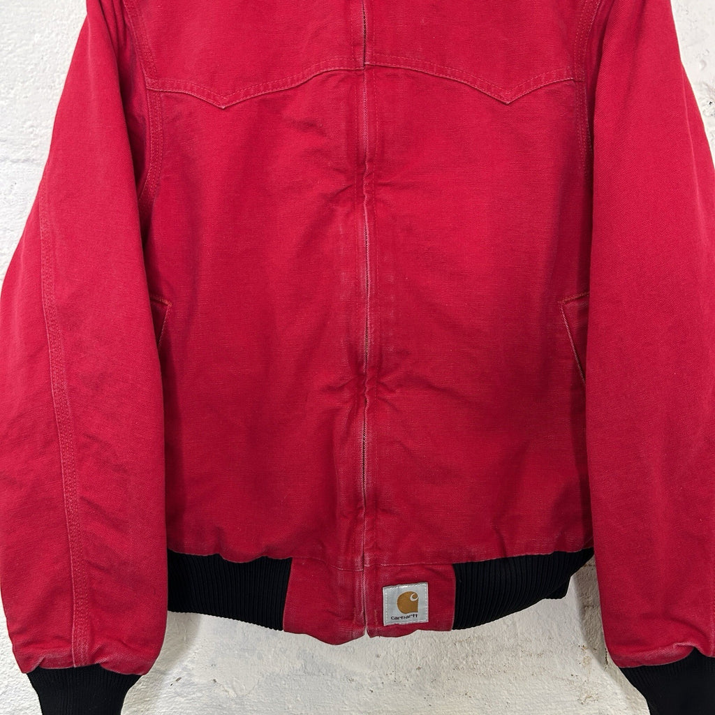 Vintage Carhartt Quilted Santa Fe Jacket “Red” J13RED/JQ2100 Men’s Medium